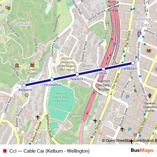 Ccl tram Line Map