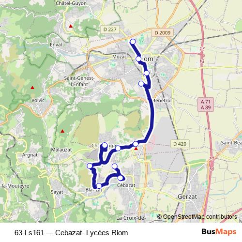 63-Ls161 bus Line Map