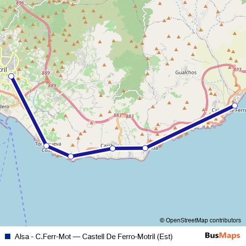Alsa - C.Ferr-Mot bus Line Map