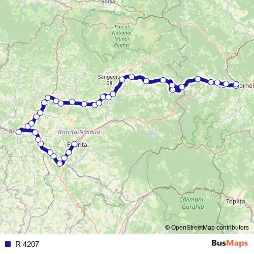 R 4207 rail Line Map
