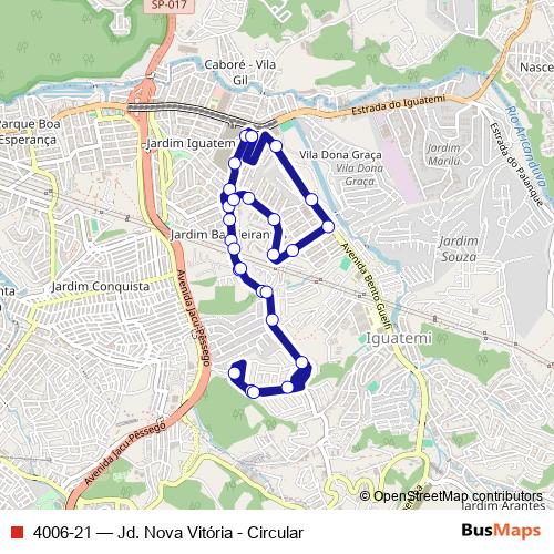 4006-21 bus Line Map