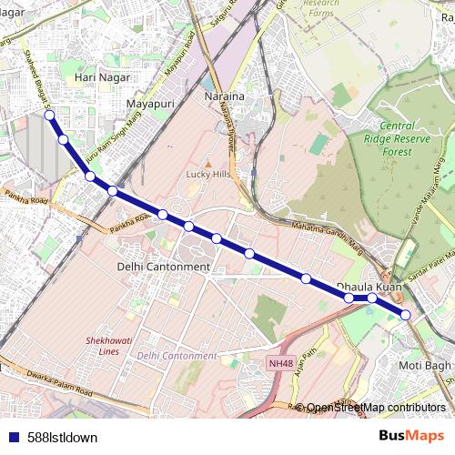 588lstldown bus Line Map