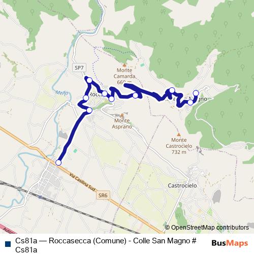 Cs81a bus Line Map