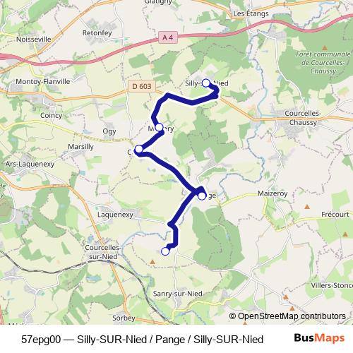 57epg00 bus Line Map