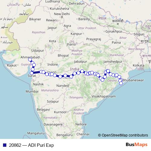 20862 rail Line Map