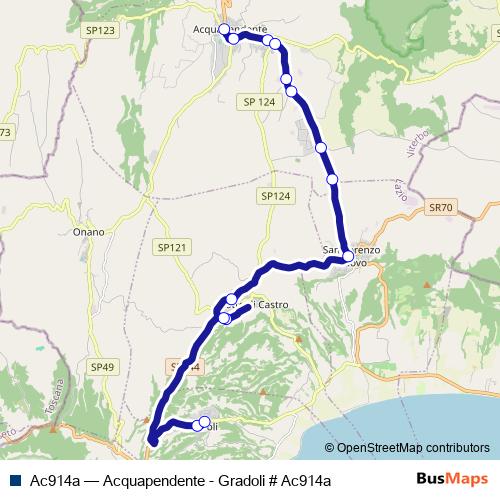 Ac914a bus Line Map