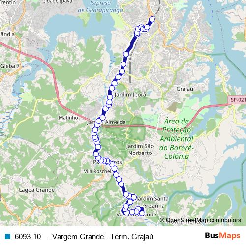 6093-10 bus Line Map
