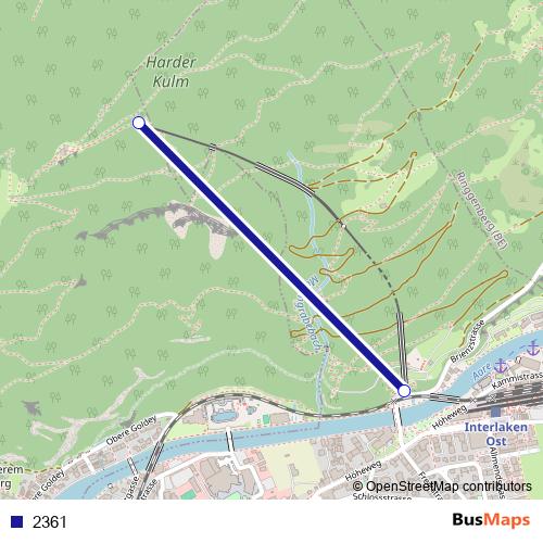 2361 funicular Line Map