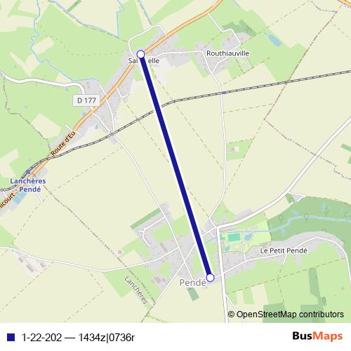 1-22-202 bus Line Map