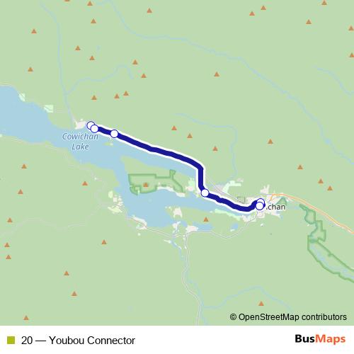 20 bus Line Map