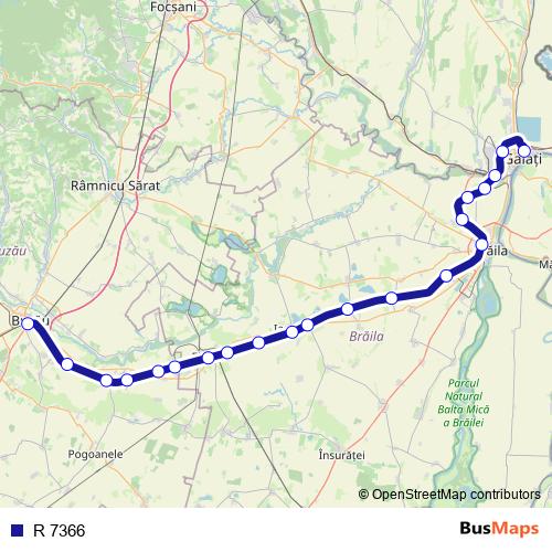 R 7366 rail Line Map