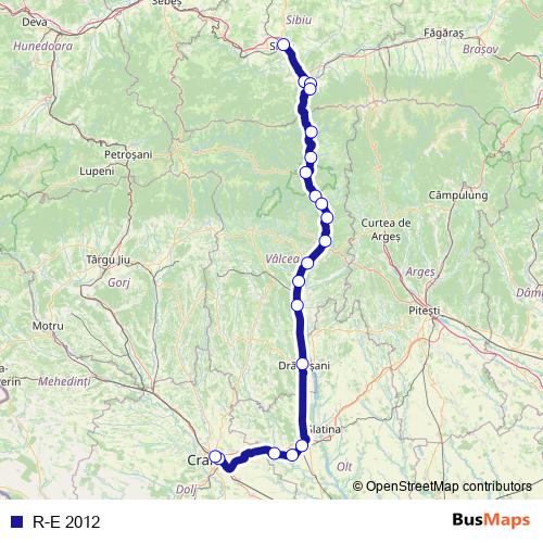 R-E 2012 rail Line Map