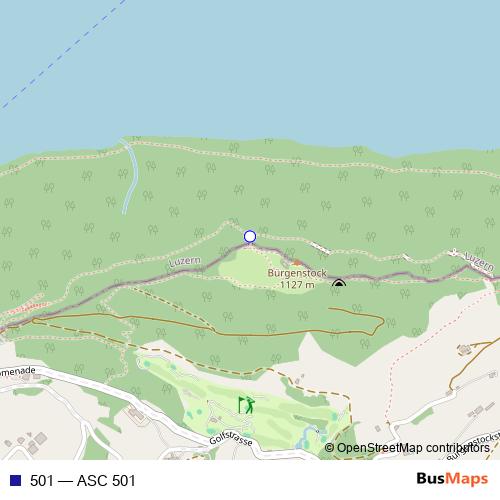 501 funicular Line Map