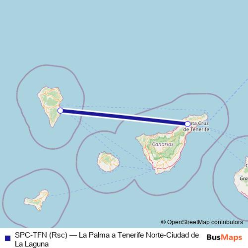 SPC-TFN (Rsc) air Line Map