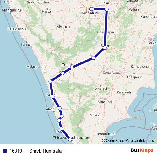 16319 rail Line Map