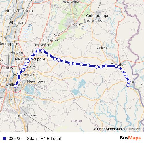 33523 rail Line Map