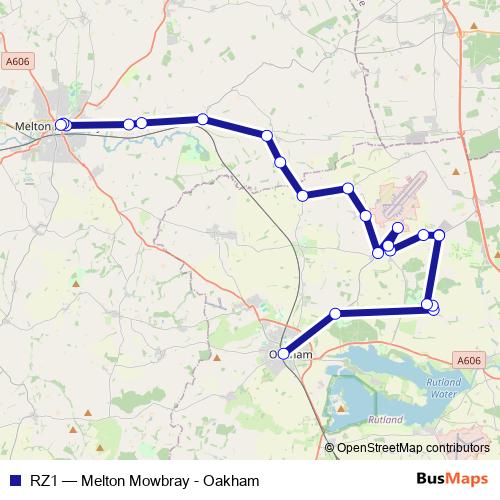 RZ1 bus Line Map