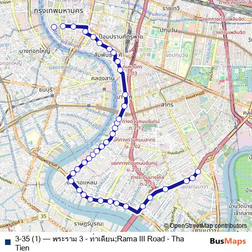 3-35 (1) bus Line Map
