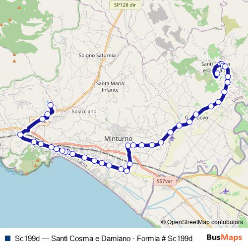 Sc199d bus Line Map