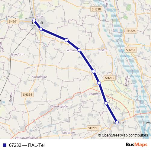 67232 rail Line Map