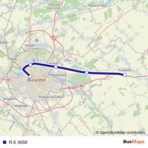 R-E 8059 rail Line Map