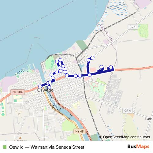 Osw1c bus Line Map