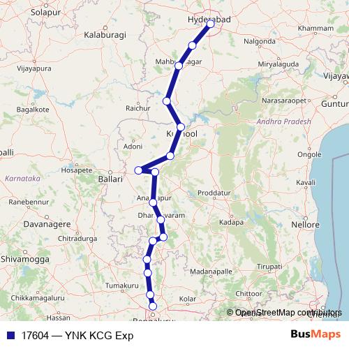 17604 rail Line Map