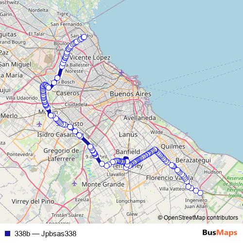 338b bus Line Map