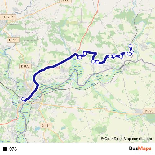078 bus Line Map