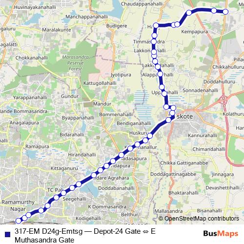 317-EM D24g-Emtsg bus Line Map