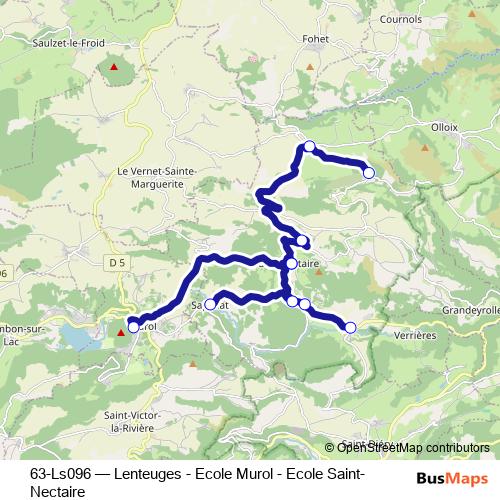 63-Ls096 bus Line Map