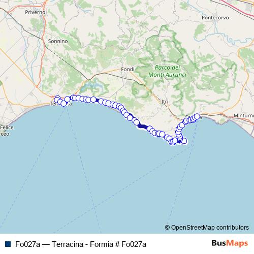 Fo027a bus Line Map