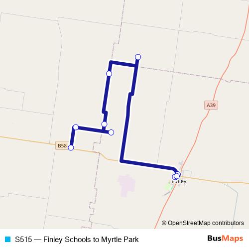 S515 bus Line Map