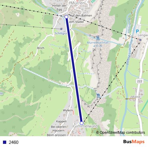 2460 cable-car Line Map