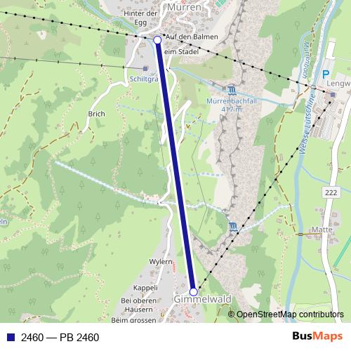 2460 cable-car Line Map
