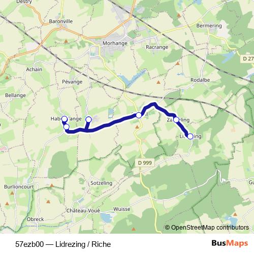 57ezb00 bus Line Map