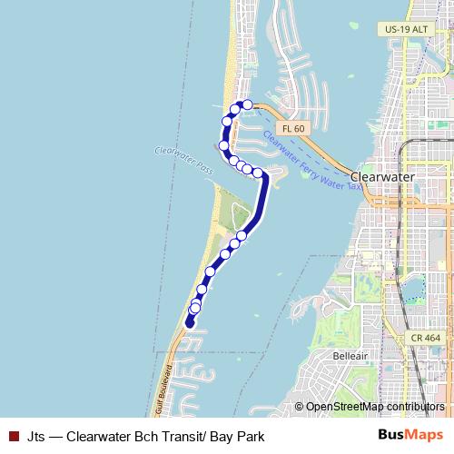 Jts bus Line Map