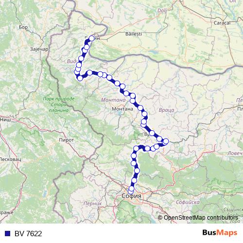 BV 7622 rail Line Map