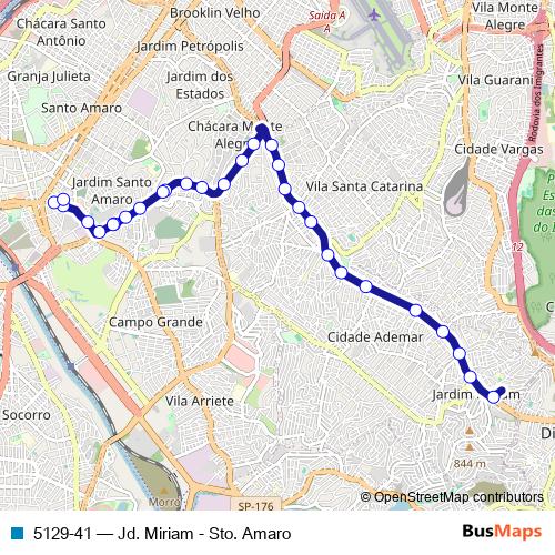 5129-41 bus Line Map