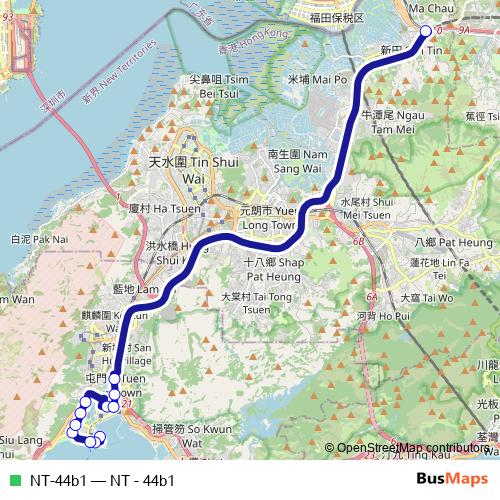NT-44b1 bus Line Map