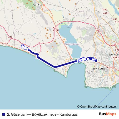 2. Güzergah bus Line Map