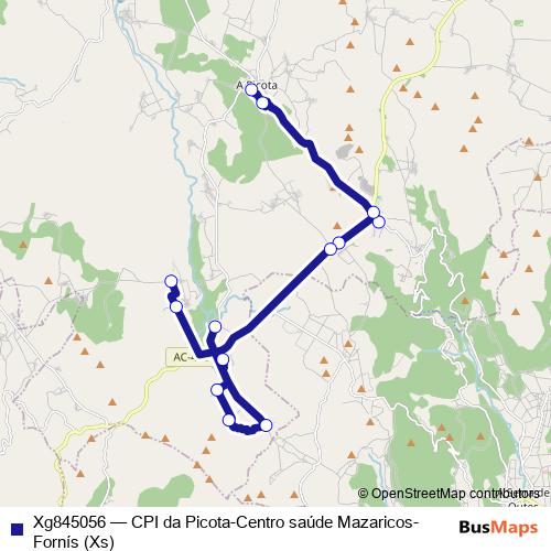 Xg845056 bus Line Map
