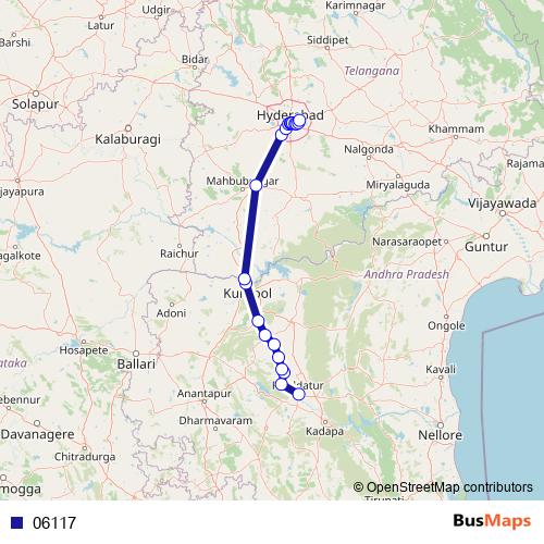 06117 bus Line Map
