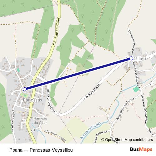 Ppana bus Line Map