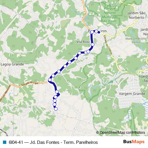 6l04-41 bus Line Map