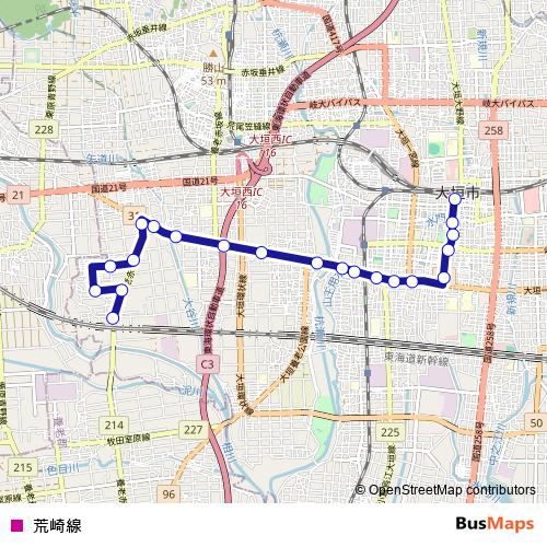 荒崎線 bus Line Map