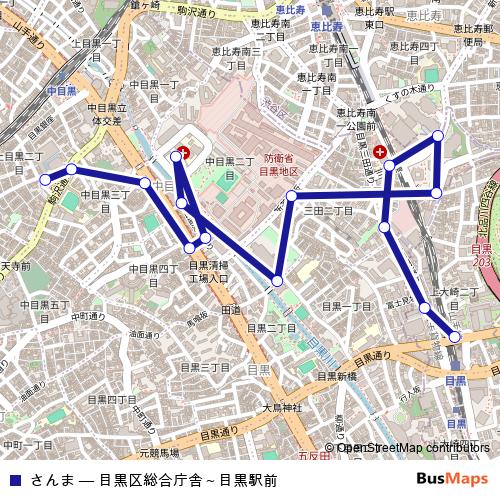 さんま bus Line Map