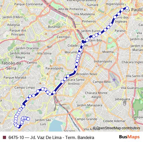 6475-10 bus Line Map