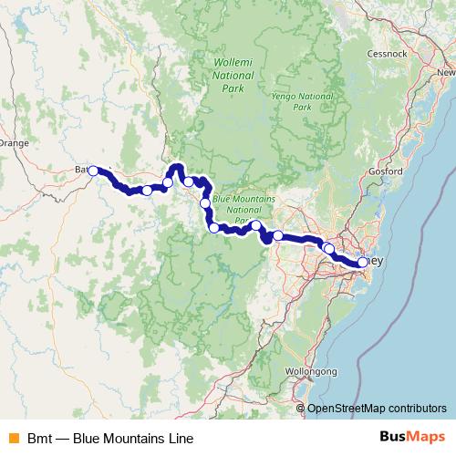 Bmt rail Line Map