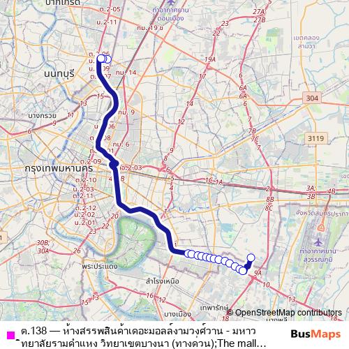 ต.138 bus Line Map